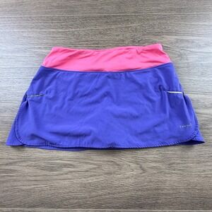 Hind Womens Athletic Skort Purple Pink Tennis Skirt Size Small Zipper Pocket
